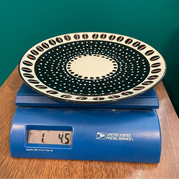 SOLD West Elm Potters Workshop Black Bean 9 Inch Plate Dish Salad Lunch Dinner - Picture 9 of 9